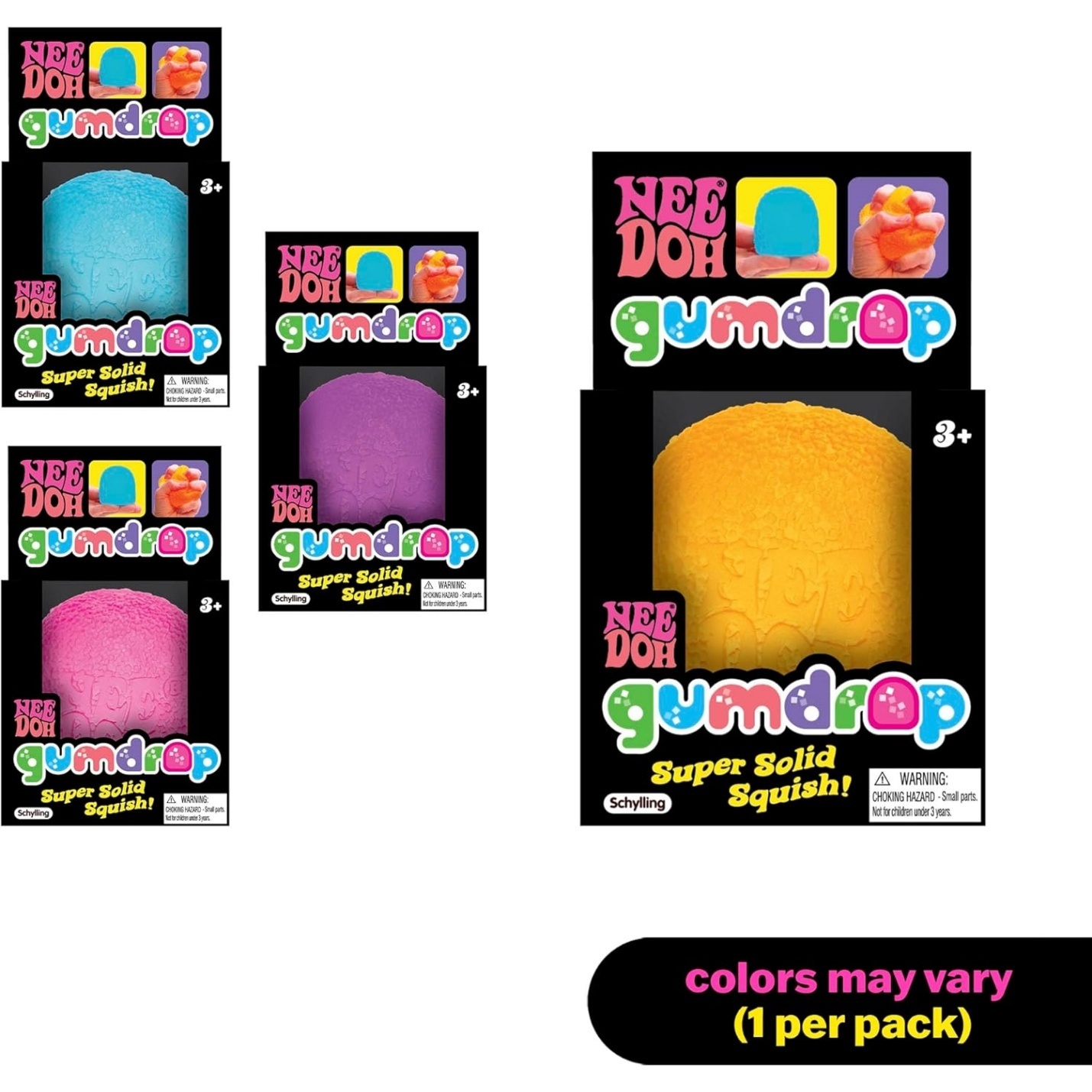 NeeDoh Gumdrop - Textured Sensory Toy - 2.5 - Image 2